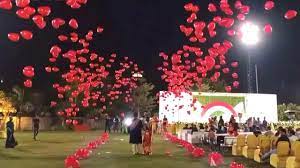 Balloon entry decoration by Varanasi Event Planner