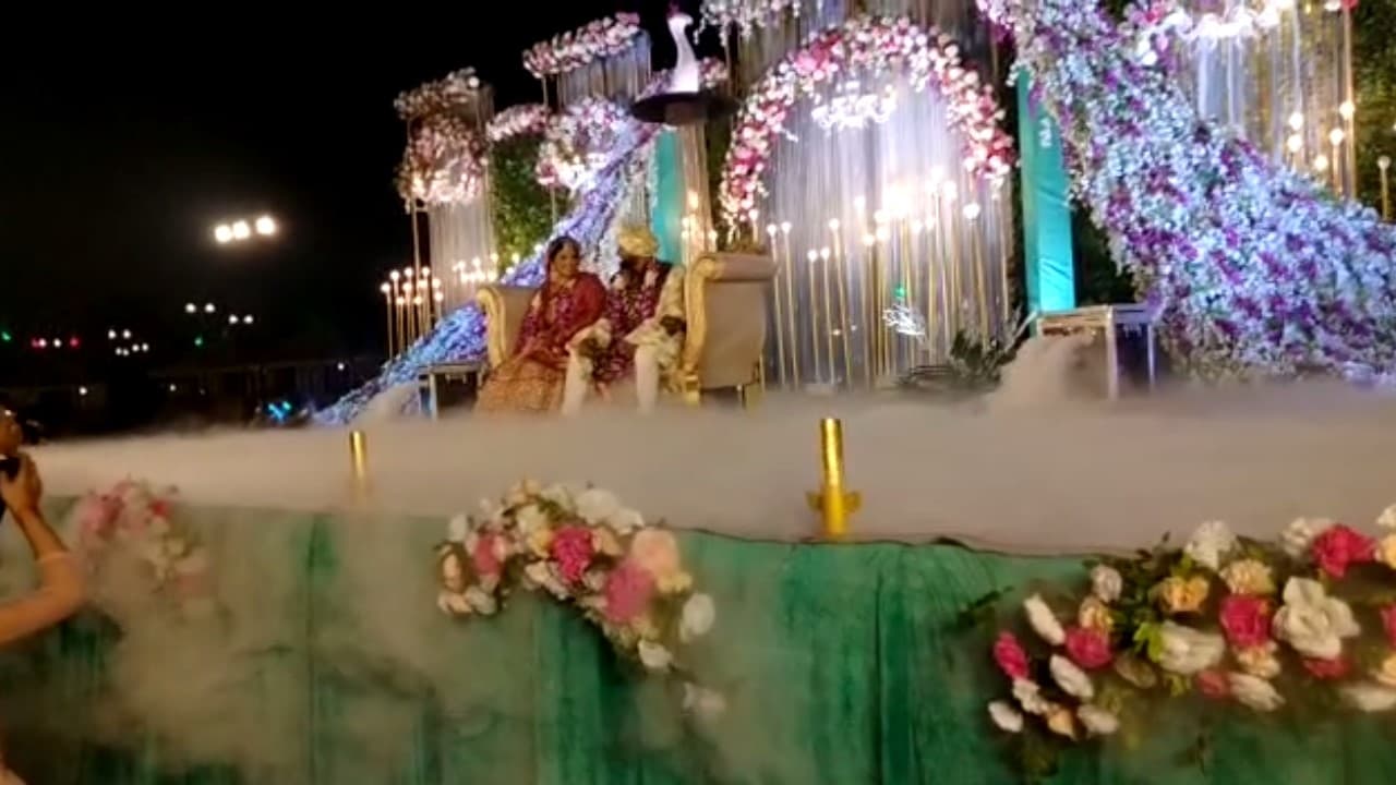 Beautiful wedding event decoration in Varanasi